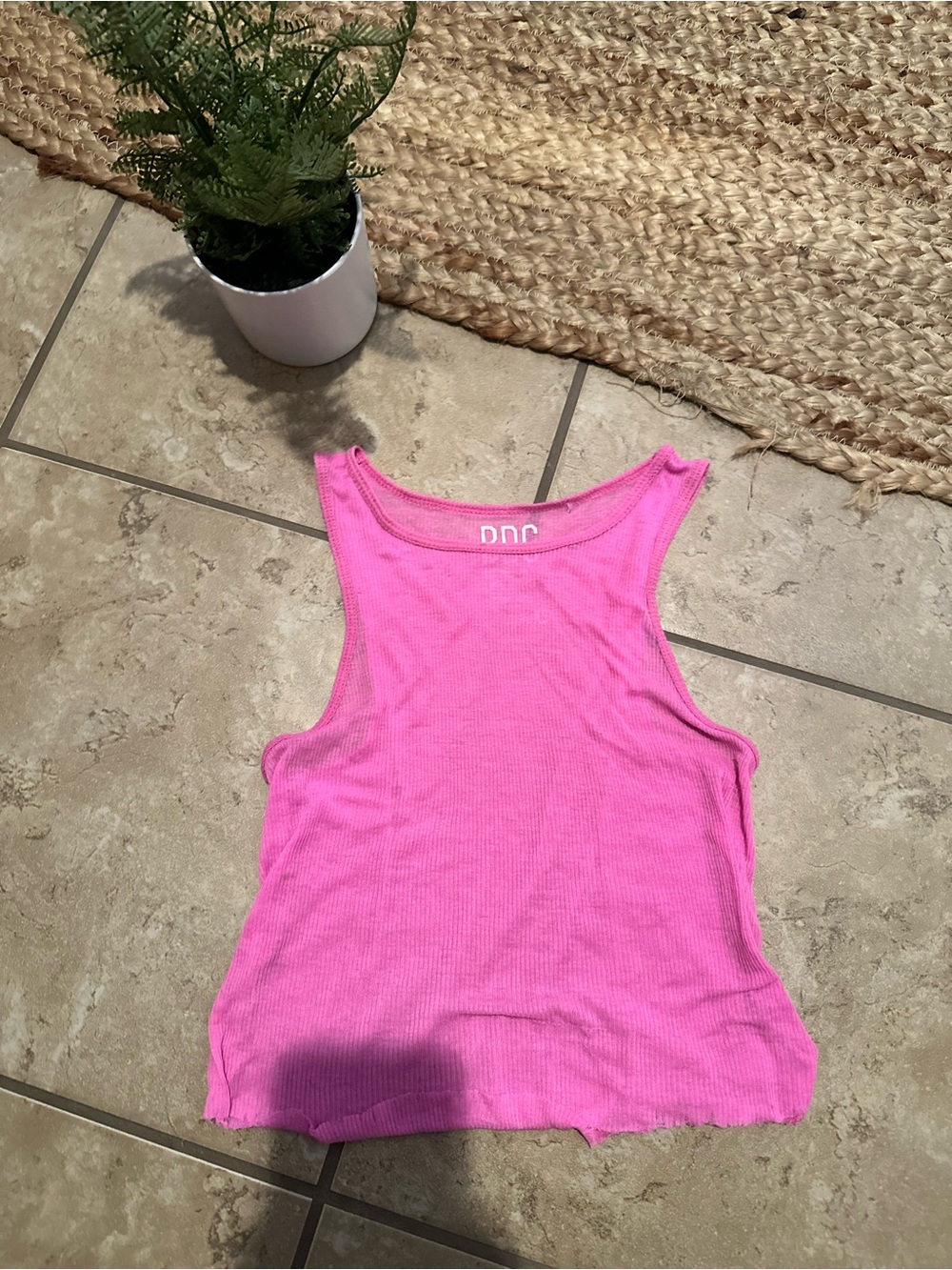 PINK BDG TANK TOP
